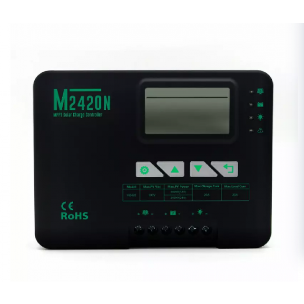 12V/24V 20Amp MPPT Charge Controller