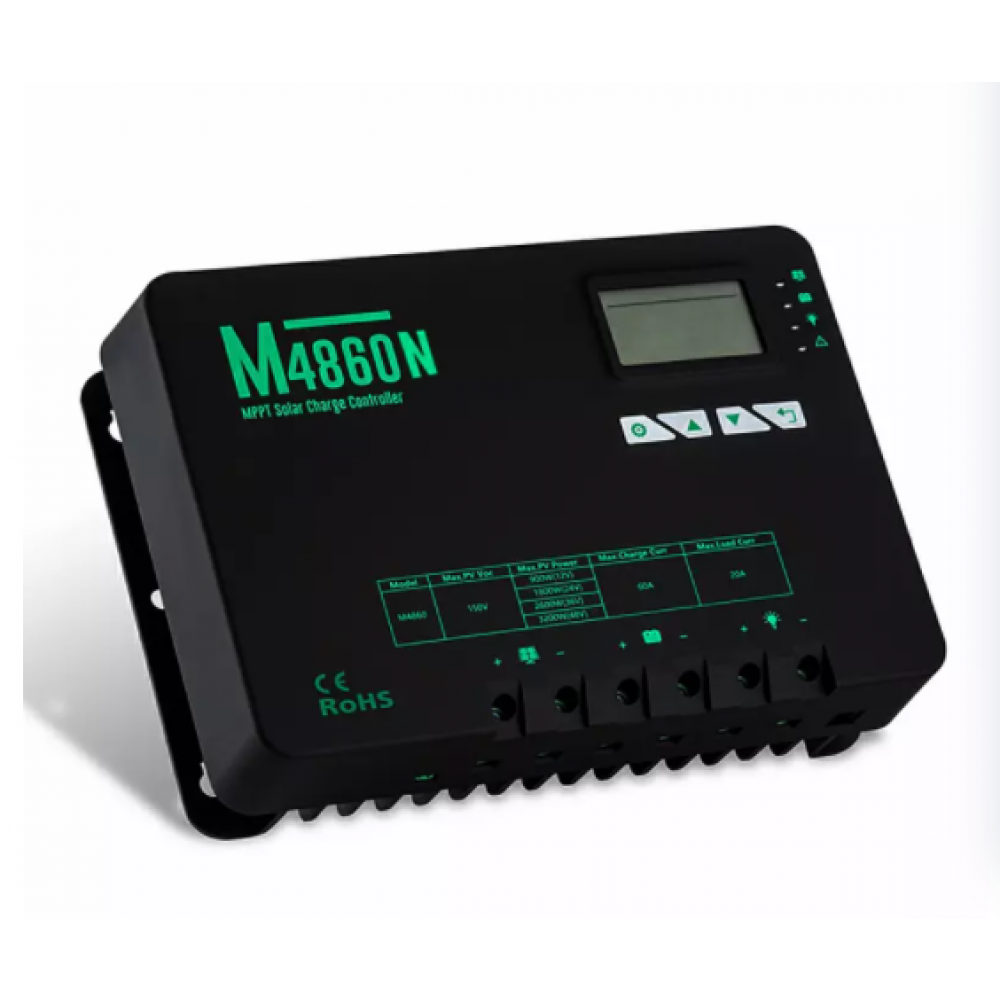 12V/24V/36V/48V 60Amp MPPT Charge Controller